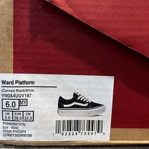 Vans ward platform missy youth